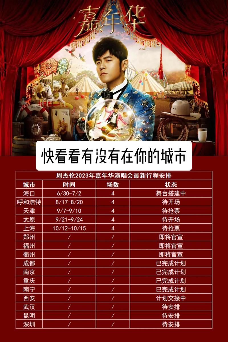 周杰伦2025香港演唱会：嘉年华主题及精彩看点抢先看