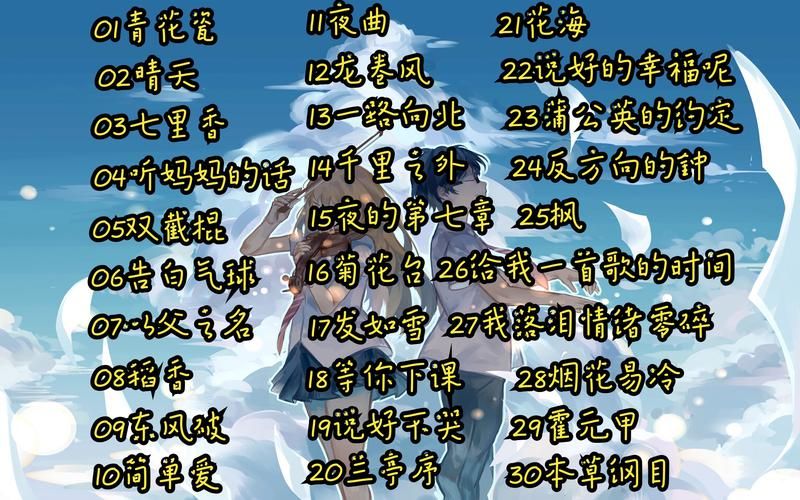 周杰伦歌曲大全：超全歌单，带你重温青春回忆