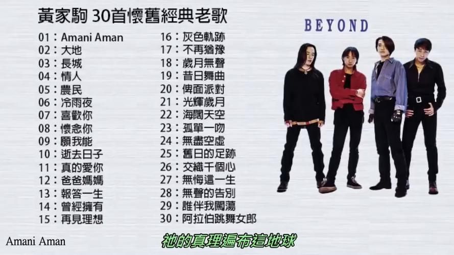 Beyond在线歌曲大全：经典老歌任你选