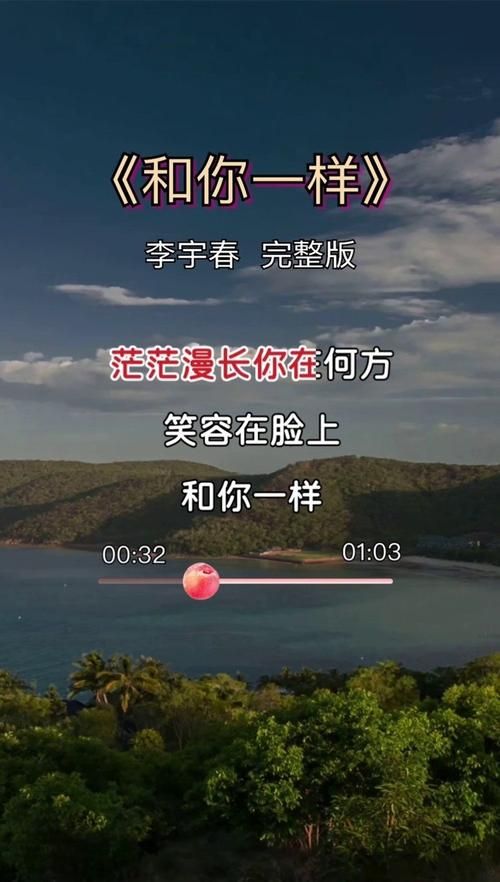 为什么说和你一样 李宇春很励志？听完这首歌你就懂了！