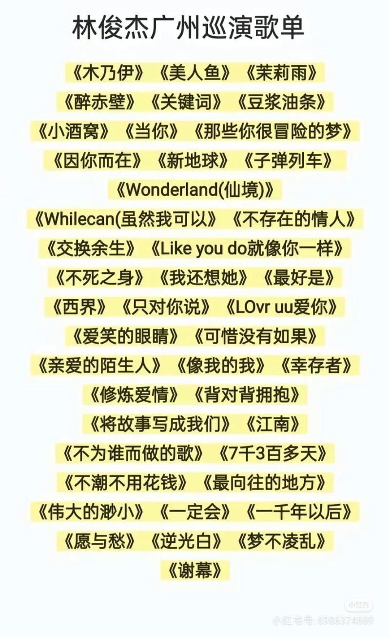 林俊杰跨年演唱会歌单预测，经典歌曲抢先听！