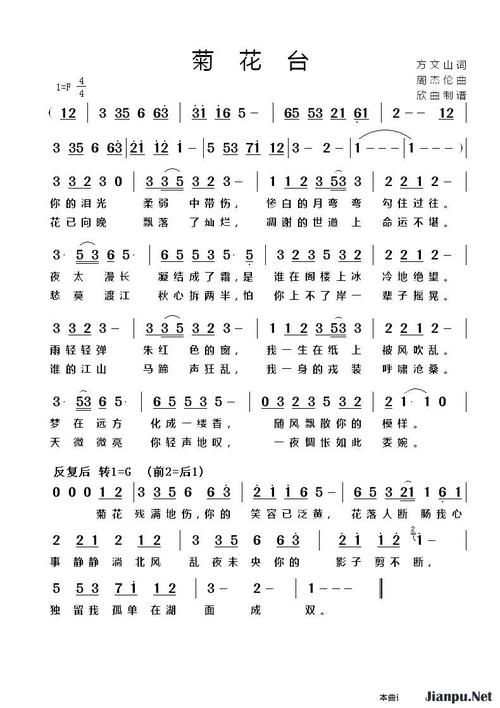菊花台 周杰伦 歌词讲的啥？深入解读歌曲背后的故事！
