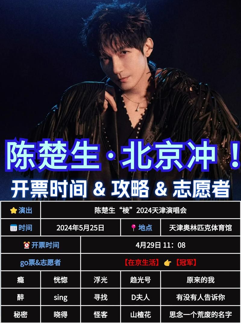 陈楚生的歌现场版哪里听？这几个平台可以找到！