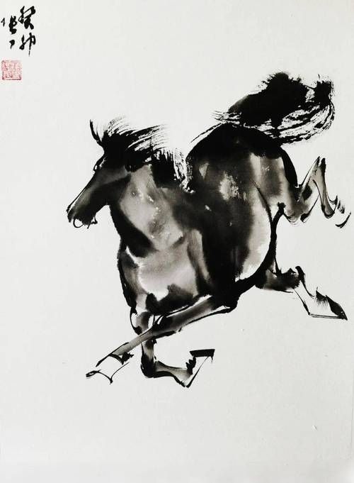 刘中意画马有什么特色？行家为你解读他的绘画技巧！