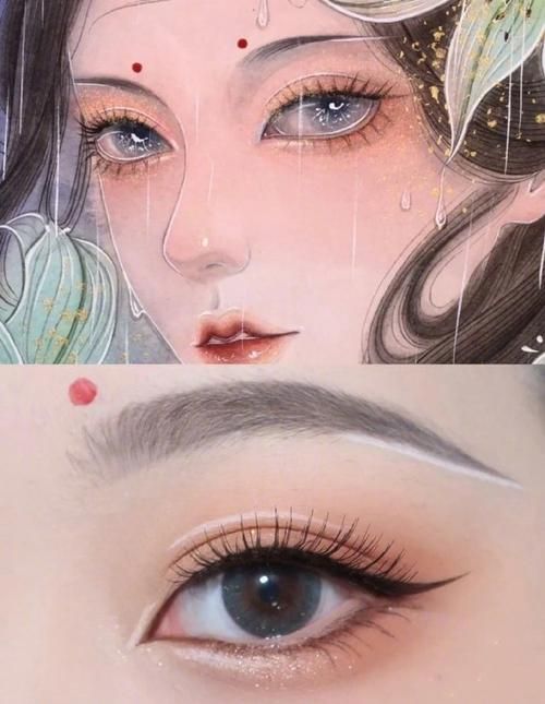 古风美人泪妆容怎么画？手把手教你变身古典美人！