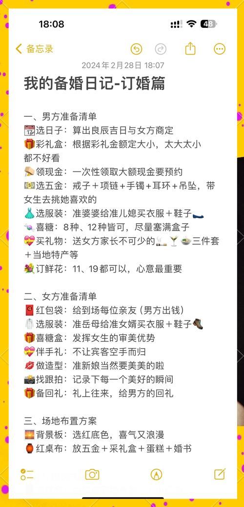 打造浪漫窝需要哪些东西？这份清单帮你轻松准备。