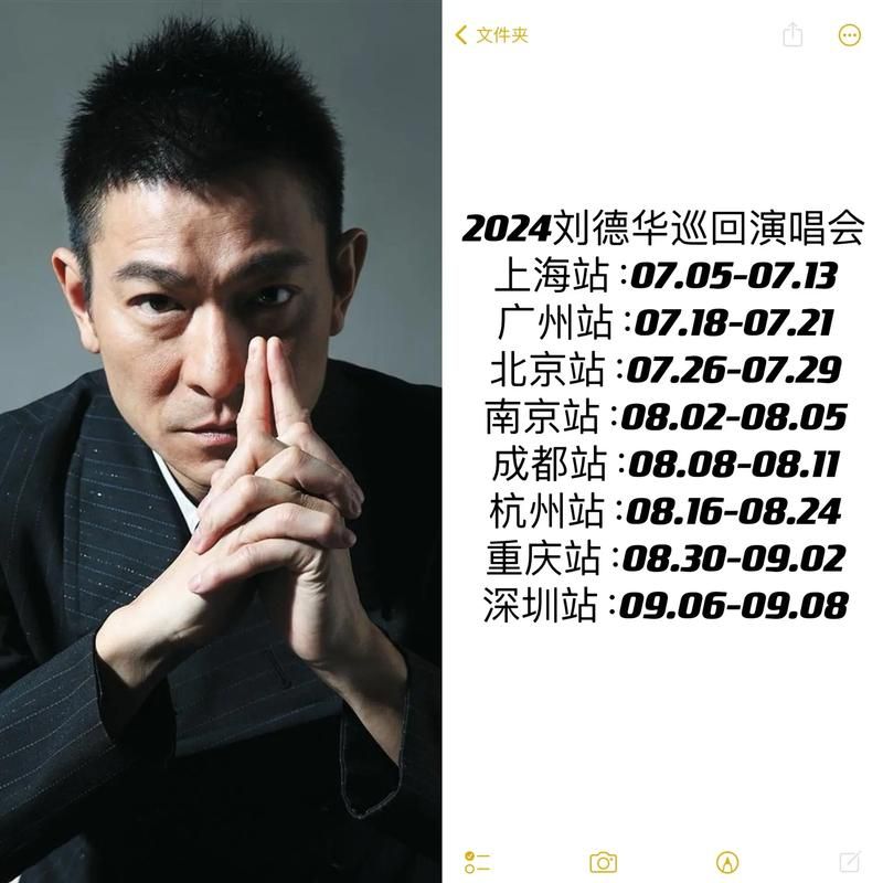 2013年刘德华广州演唱会歌单大公开