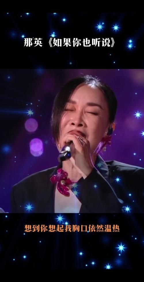 从相见不如怀念看那英独特嗓音的感染力