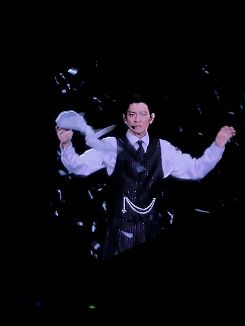 刘德华2010年演唱会现场照片 看看天王当年的风采