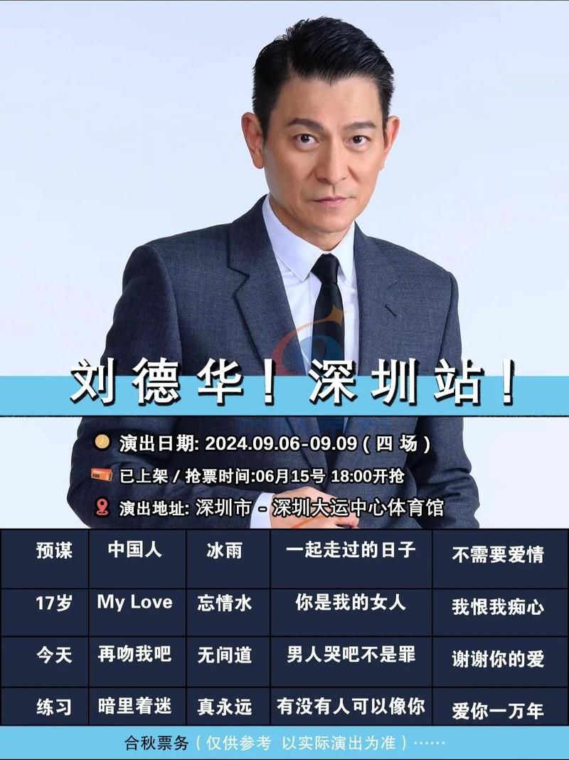 刘德华2020演唱会歌单曝光你最期待哪一首