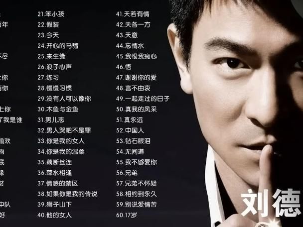 刘德华90年代最火歌曲推荐，你都听过哪些？