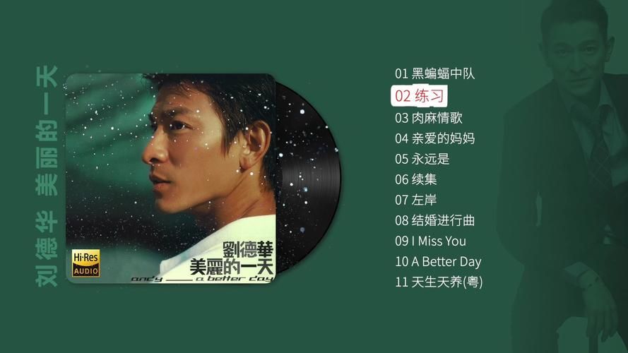 刘德华专辑歌曲排行榜：揭秘天王的热门曲目