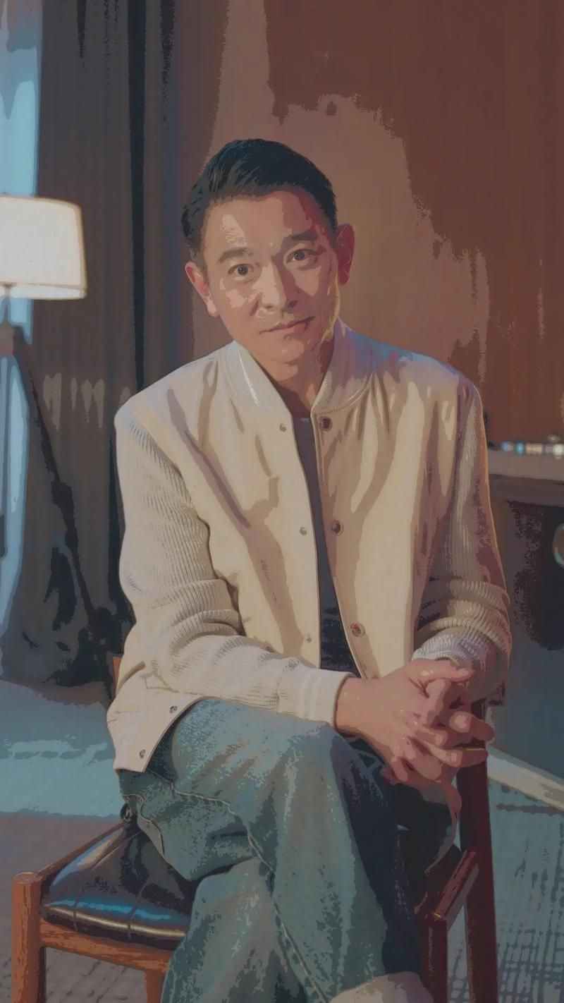 刘德华中分发型：从青涩到成熟，魅力依旧不减当年！