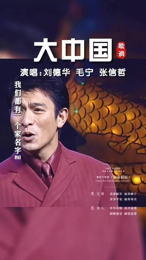 刘德华唱大中国网友直呼太震撼了