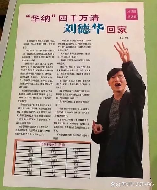 刘德华属于哪个公司 签约公司近况全解析