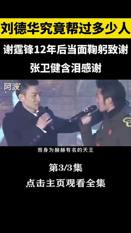 刘德华张卫健合唱经典重现舞台引爆全场