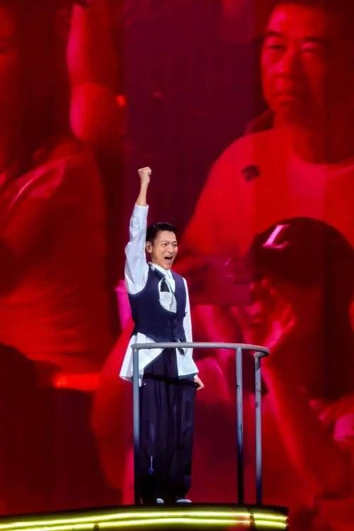 刘德华张学友合唱演唱会现场气氛火爆