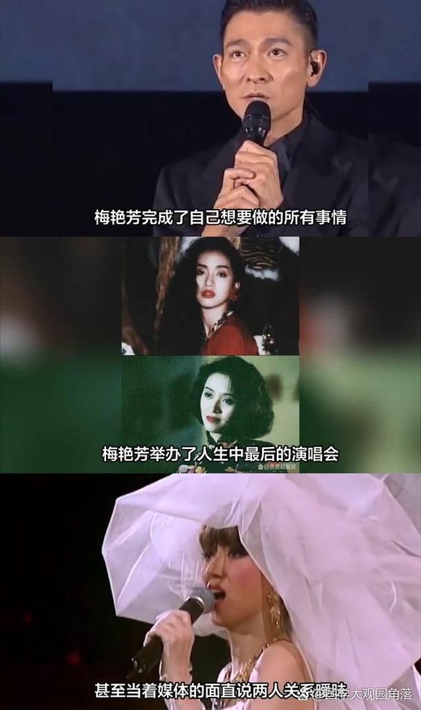 刘德华梅艳芳什么关系好友还是恋人终有答案