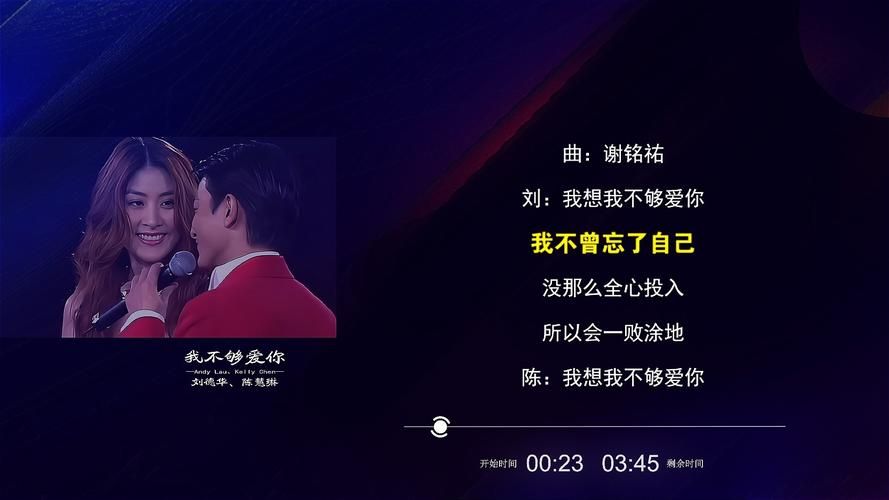 刘德华独唱我不够爱你深情演绎经典老歌