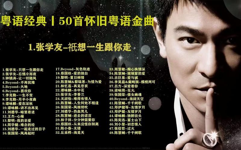 刘德华粤语经典歌曲盘点 这些金曲你都会唱吗