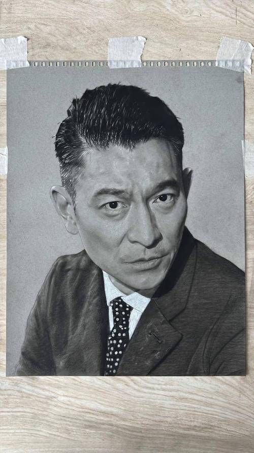 刘德华素描头像绘画技巧：从入门到精通的完整指南