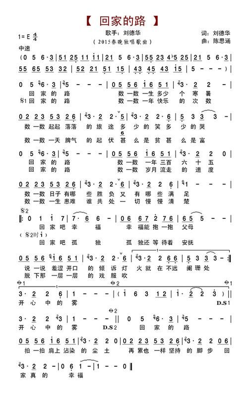 刘德华经典歌曲回家的路歌词 唱出游子归家的心声