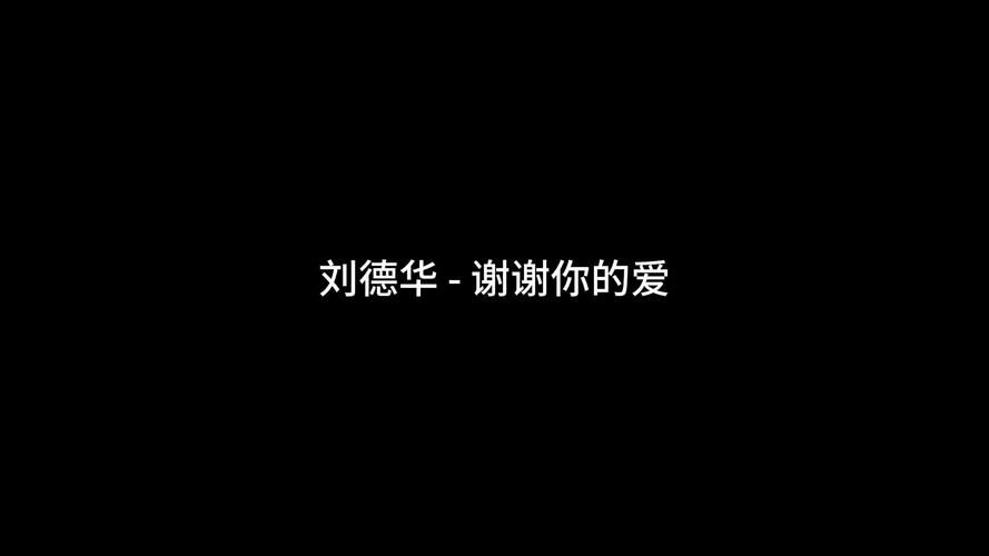 刘德华谢谢你的爱粤语版歌词翻译与发音教学