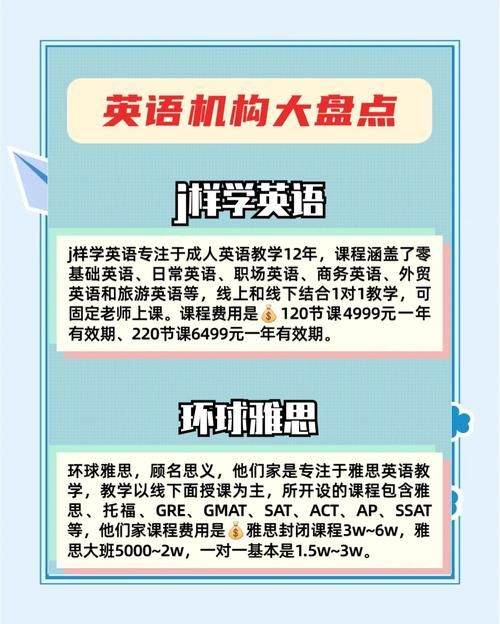 在那英语和别的机构比有什么优势详细对比分析