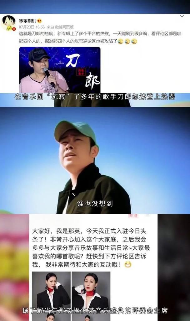 好声音那英谈论刀郎视频细节首次公开