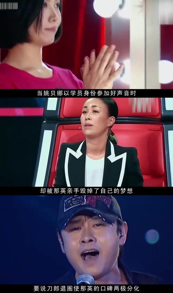 姚贝娜甩开那英的手网友评论两极分化