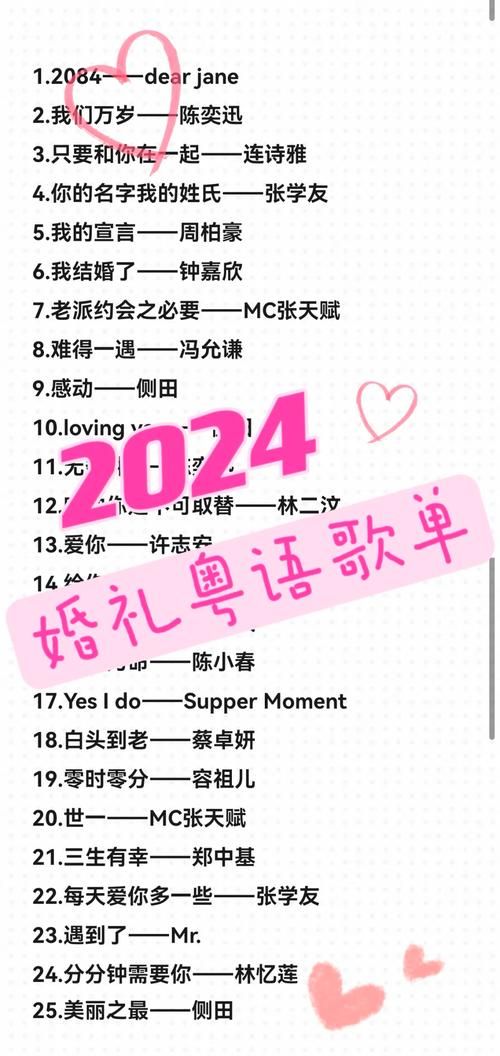 婚礼现场放什么歌张学友适合婚礼的歌清单分享