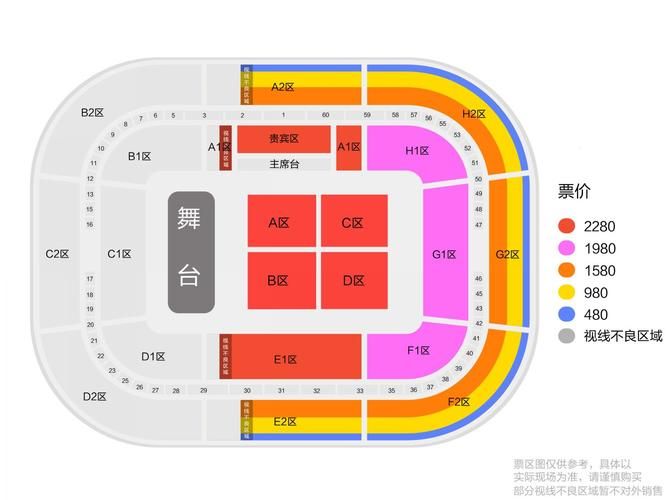 张学友2018昆明站演唱会票价与座位图解析
