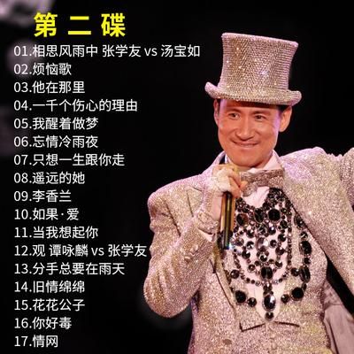 张学友全部专辑顺序按年份整理完整版