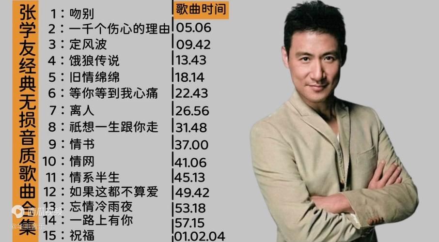 张学友多少首歌 他的音乐作品全记录来了