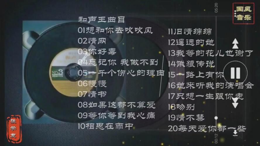 张学友情网歌词解析每一句都打动人心
