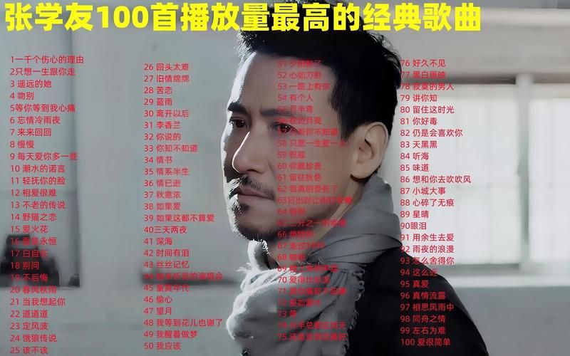 张学友无损音乐下载 经典粤语歌曲无损音源合集