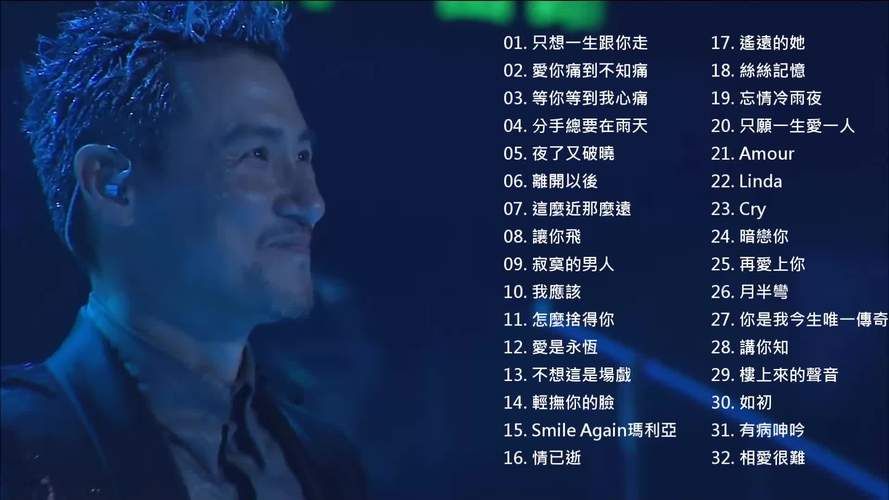 张学友最好听的歌粤语推荐十首必听金曲
