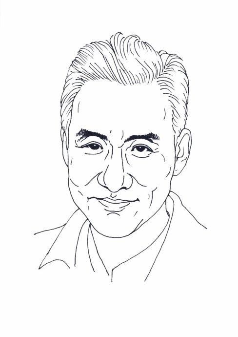 张学友简笔画步骤 零基础也能轻松学会