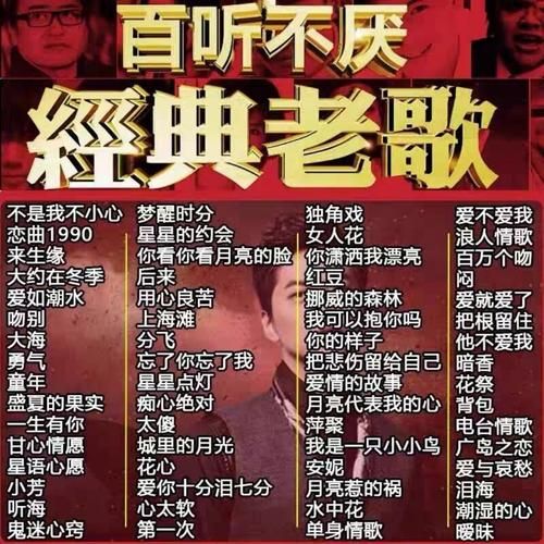 张学友粤语经典合集 这些歌陪伴了多少人的成长