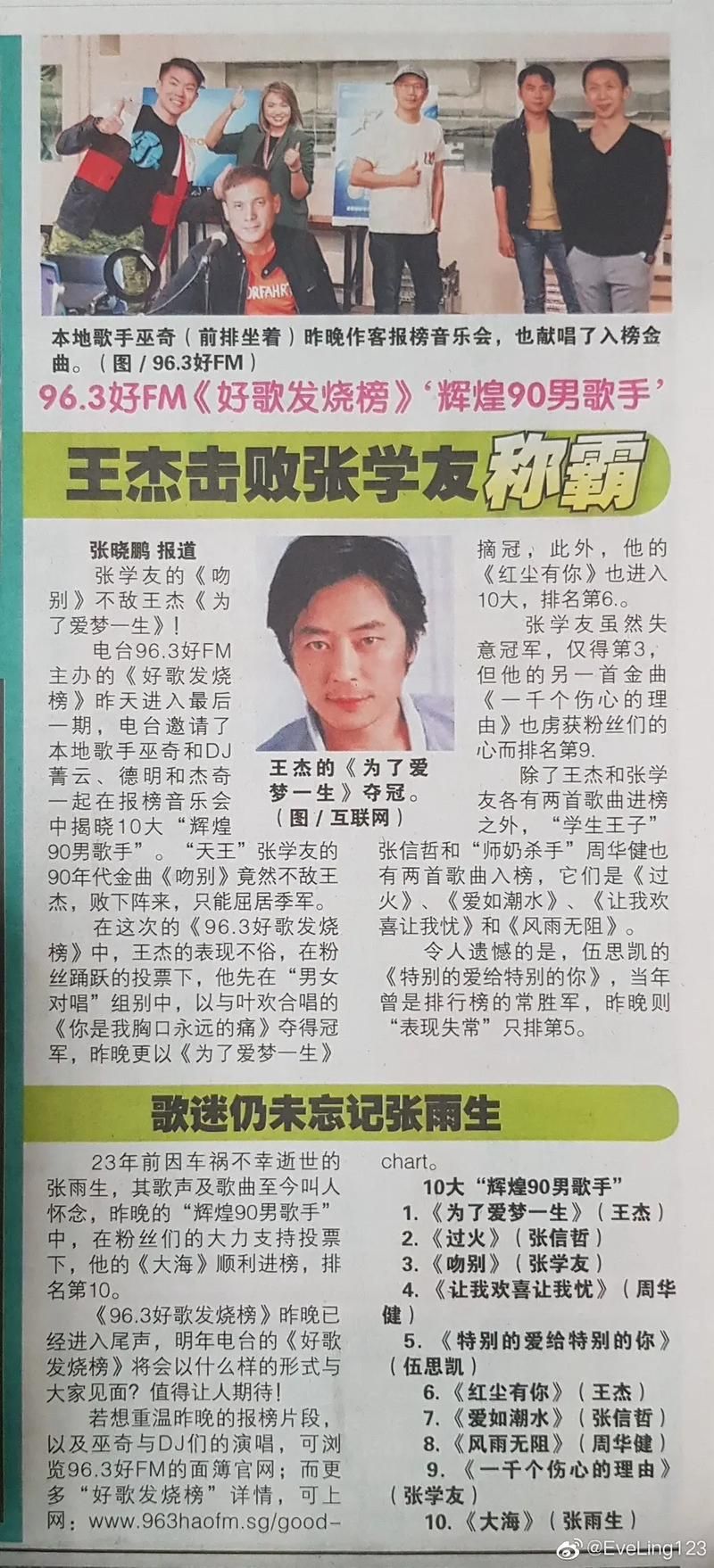 张学友给王杰下毒传闻调查 事实究竟如何