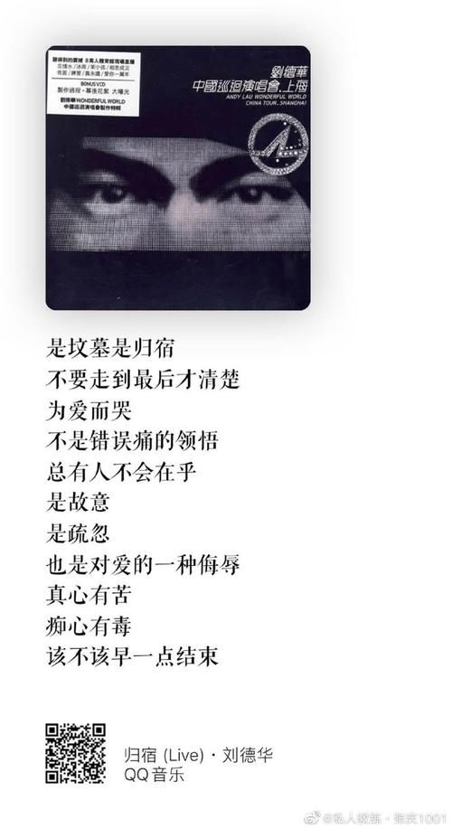 归宿刘德华mv歌词含义深度解读