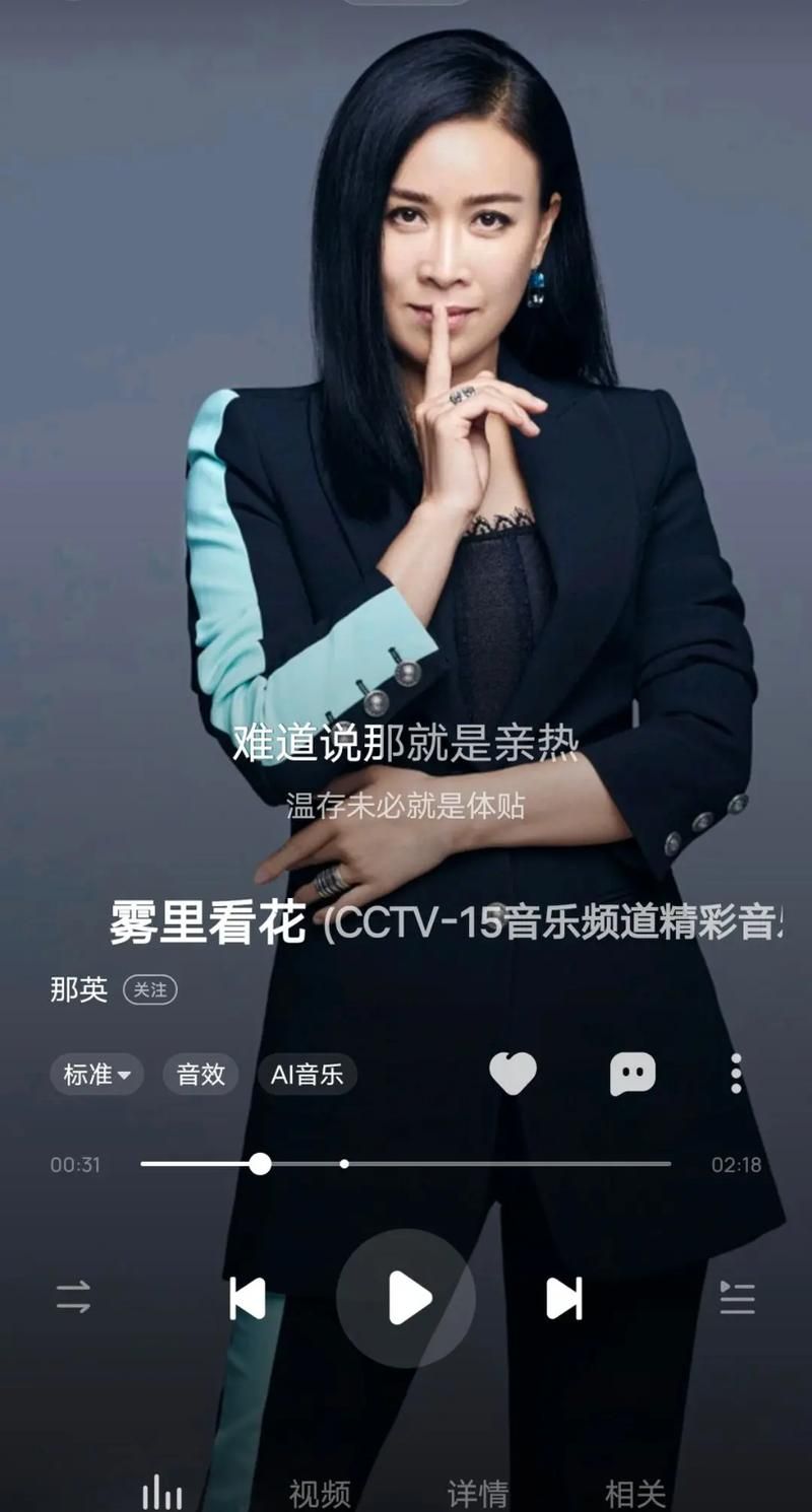 想听那英的歌看这里 歌手那英的歌曲大全