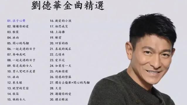 收藏级歌单：刘德华所有专辑及热门歌曲推荐