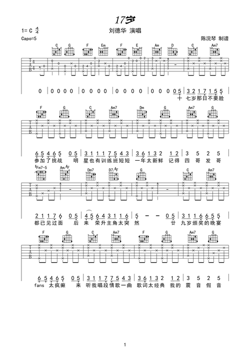 深度解读：刘德华歌曲十七岁歌词背后的故事