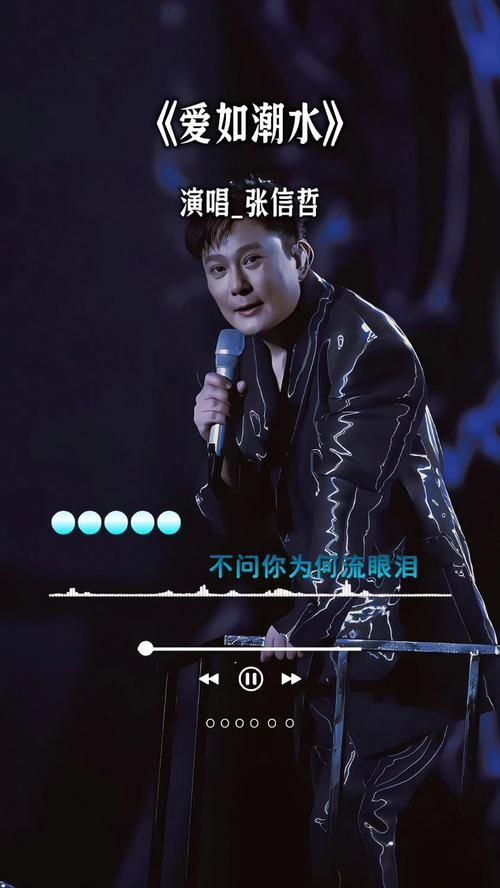 爱如潮水张学友歌词含义 每一句都打动人心