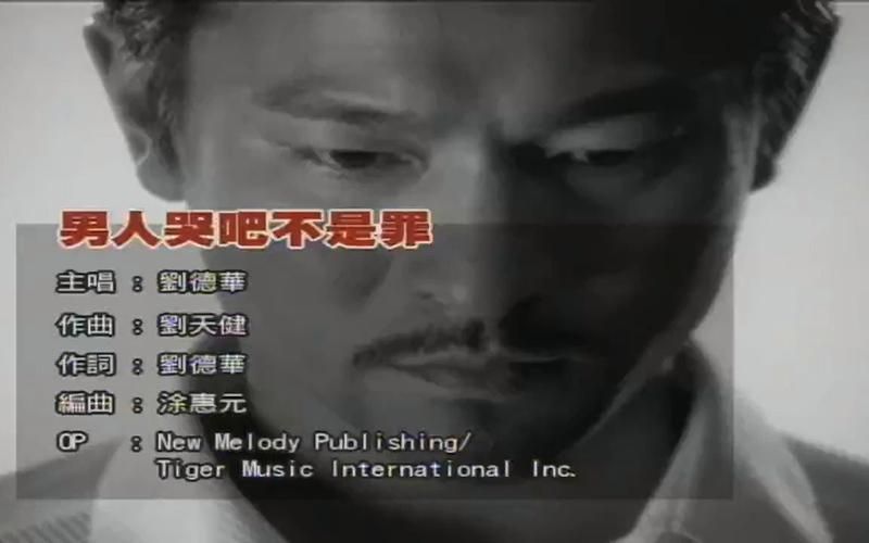 解读刘德华经典歌曲男人哭吧不是罪，致敬每一个坚强的男人。