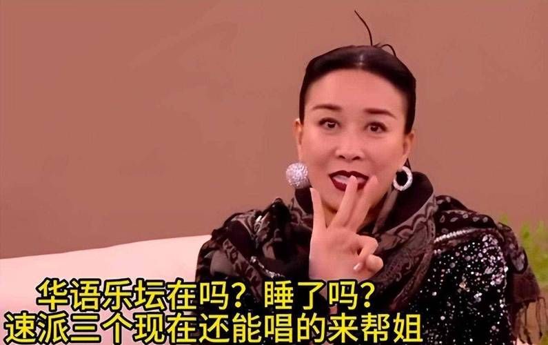 那英出现在综艺节目现场引发观众热议