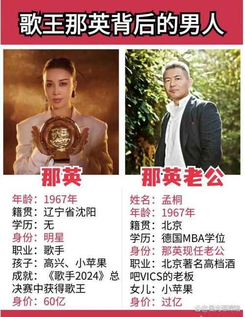 那英的丈夫照片曝光看看天后老公长啥样