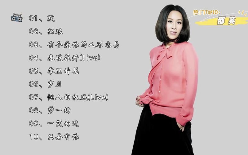 那英的成名歌曲排行榜 哪首最让你难忘