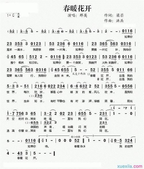 那英经典歌曲春暖花开背后的故事你知道吗